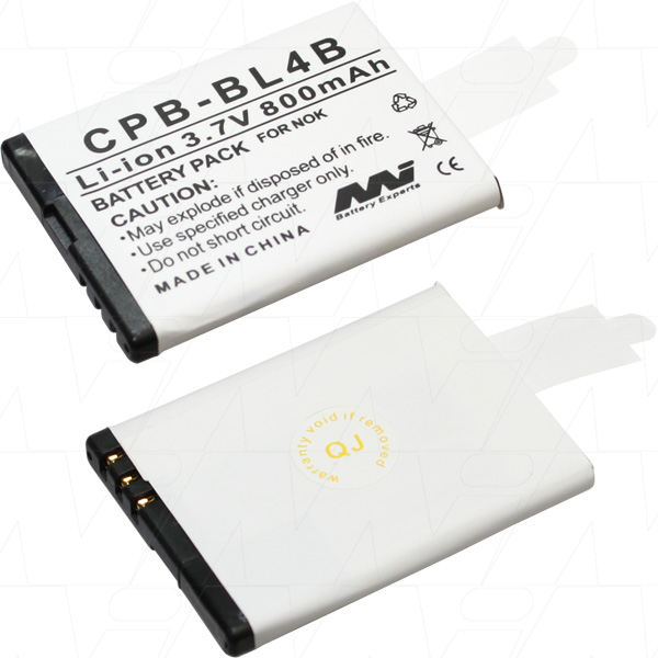 MI Battery Experts CPB-BL4B-BP1